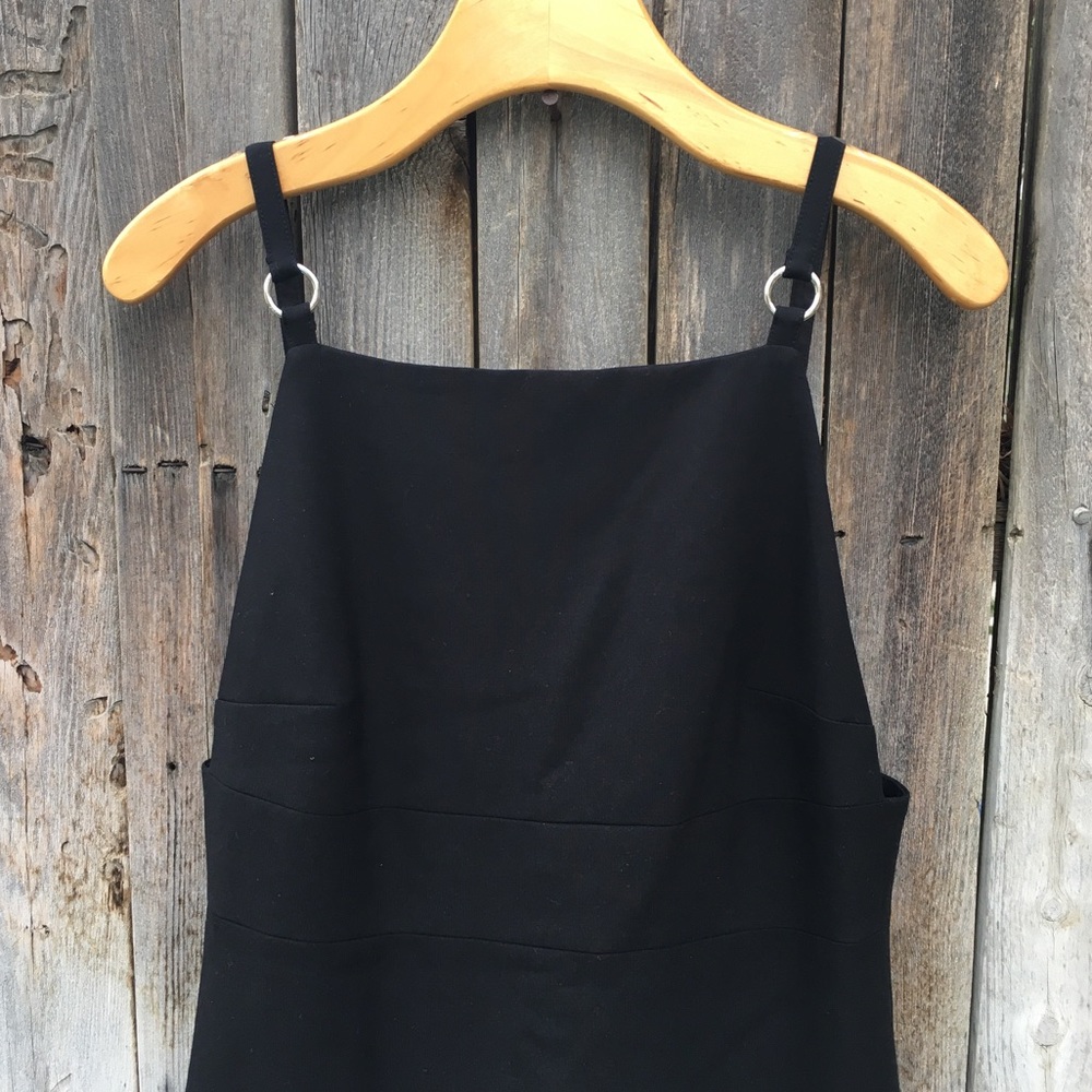 New Cinq A Sept Harlyn Midi Dress Black 12 - Picture 5 of 15